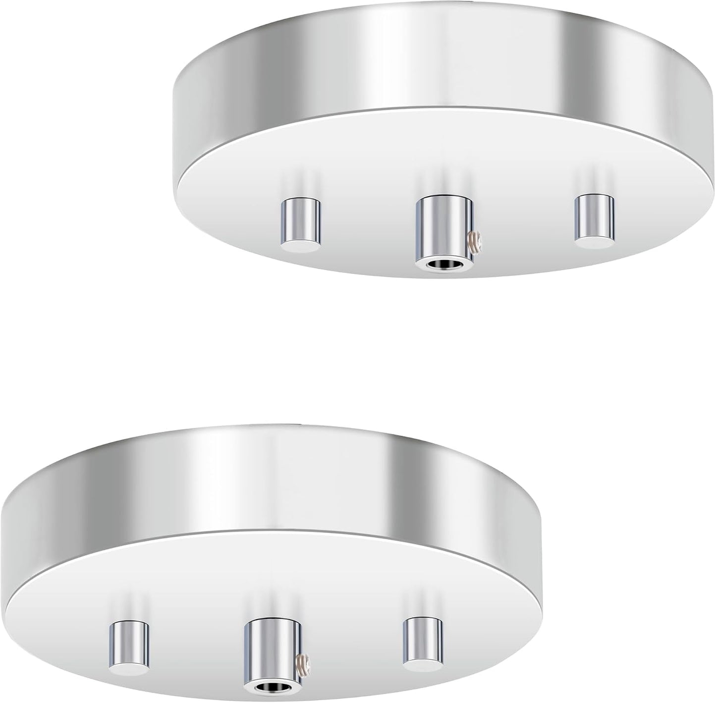 2 Pzas Dosel Luz 5-1/8pulg Placa Cubierta Techo