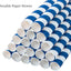Pajitas biodegradables azul marino 100 pzas gruesas 0.4pulg