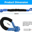 Grillete suave sintético 1/2x22 pulg 37478lb resistencia