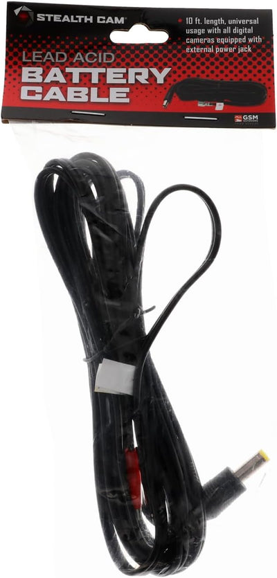 Cámara vigilancia trail con cable 10pulg negro
