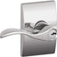 Manija con cerradura llave moldura Century cromo F51A