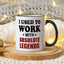 Taza café divertida texto inglés regalo jubilación