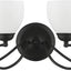 Luz baño Brookside 4 luces color negro
