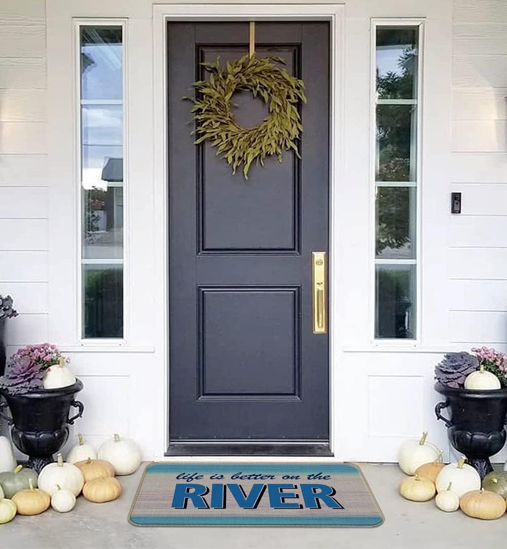 Tapete decorativo para puerta de río 17x30"
