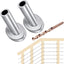 40 Fundas Acero Inox T316 30grados para Poste Madera Barandilla