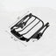 Soporte portabultos desmontable 2 plazas negro comp Harley