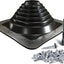 Bota tubo techo silicona 2-3/4 a 7" tornillos llave hex