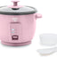 Olla arrocera antiadherente cerámica 3-6 tazas compacta rosa