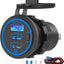 Cargador coche USB C 78 W dual PD 30 W QC3.0 impermeable