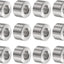 12 Pzas Espaciador Acero Inox 8.2x16x10mm Redondo