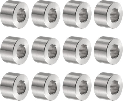 12 Pzas Espaciador Acero Inox 8.2x16x10mm Redondo