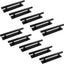 10 Manijas Plástico ABS Autoadhesivas 5.3pulg Negro