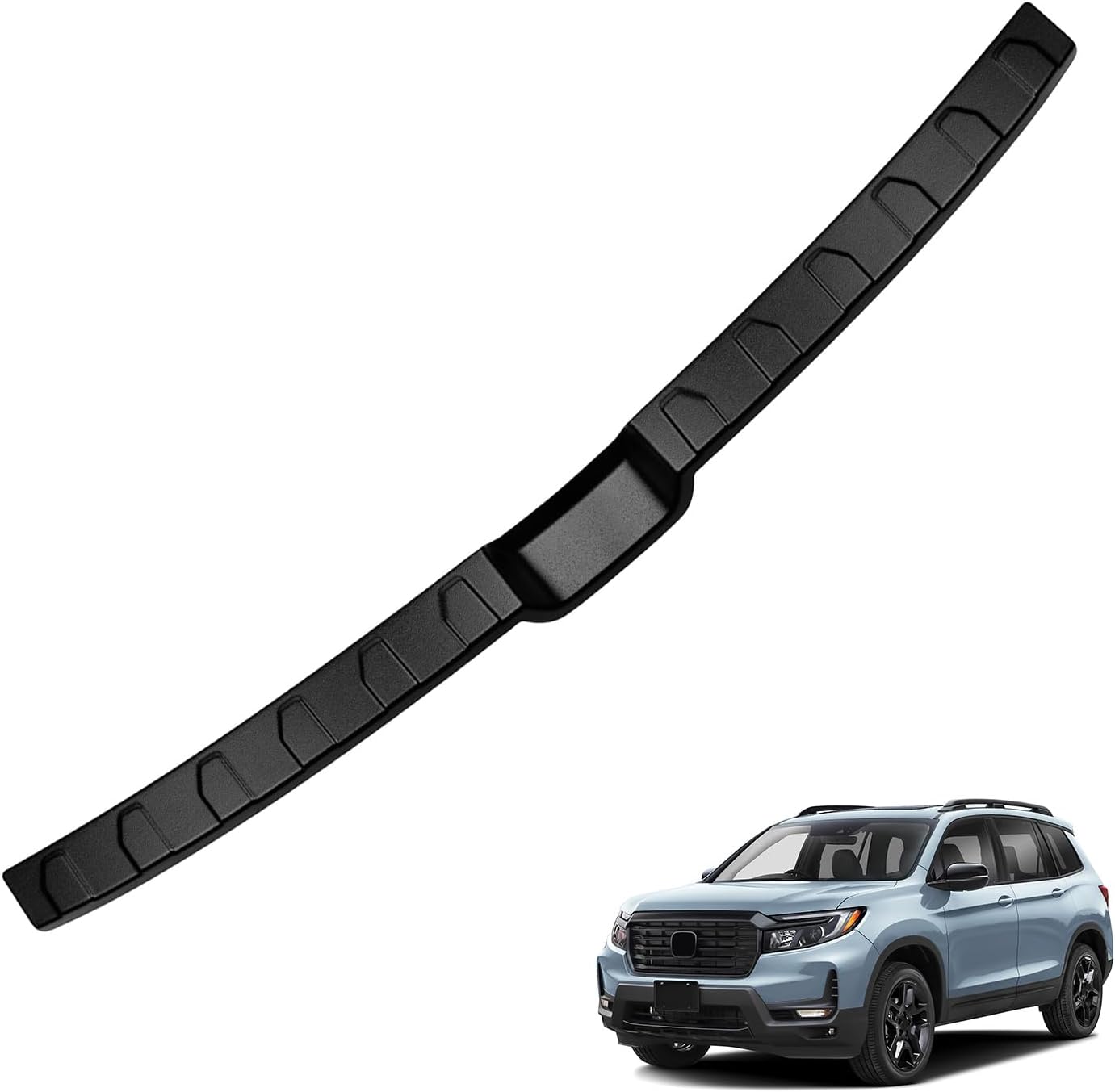 Protector parachoques trasero Honda Passport 2019 ABS negro