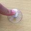6 Pzas Ventosa Cristal PVC Transparente 1.614" Extra Fuerte