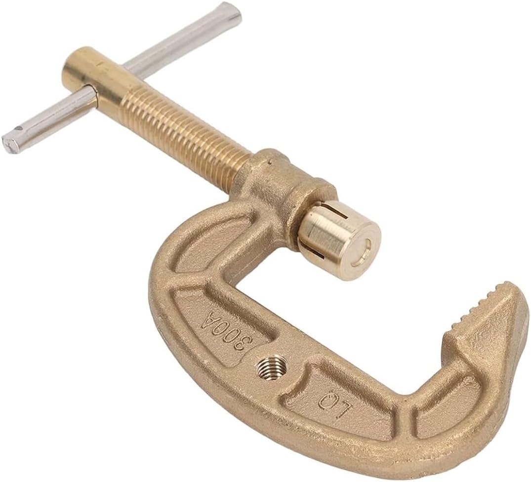 Abrazadera G de cobre macizo para soldadura 300A