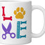 Taza Cerámica para Perros Profesional en Blanco