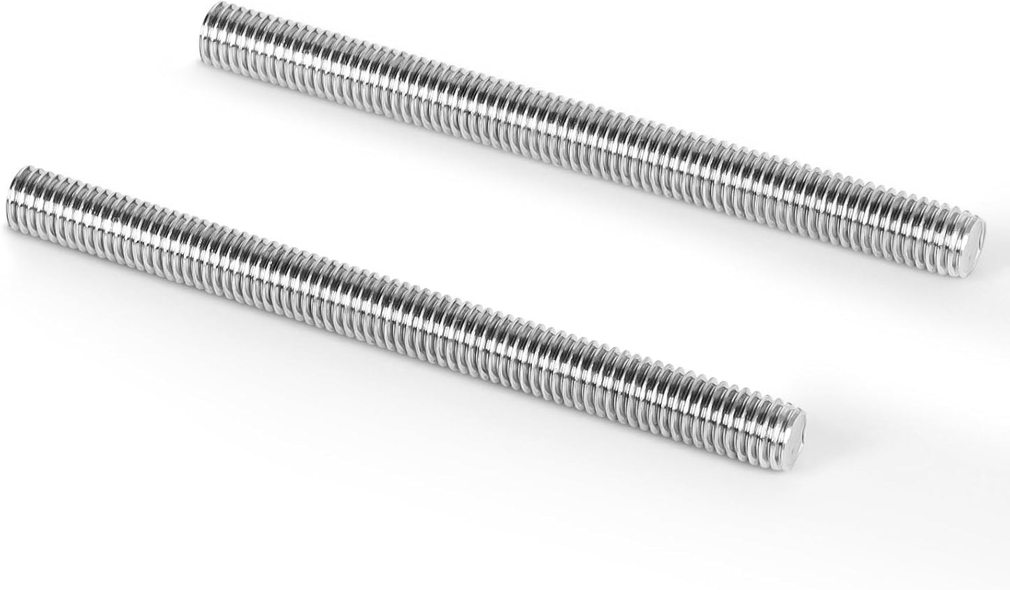 Varilla roscada acero inox 304 18-8 7.874" 2 Pzas
