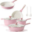 Set 13 Utensilios Cerámica Antiadherente Sartén 12.5pulg