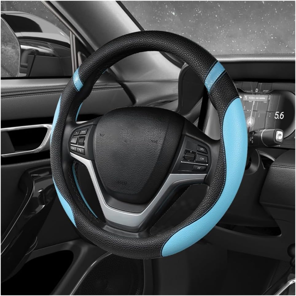 Funda volante 15pulg cuero transpirable antideslizante universal