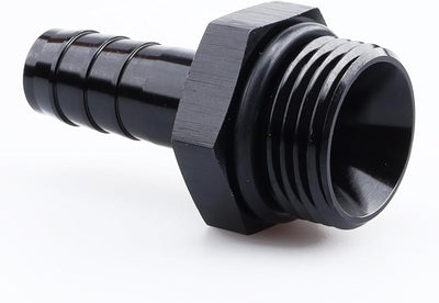 10 Adaptadores lengüeta 3/8" manguera aluminio negro