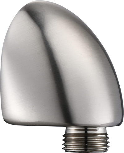 Codo de ducha de mano acero inox brillante