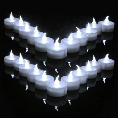 24 Velas LED Parpadeantes con Pilas para Navidad