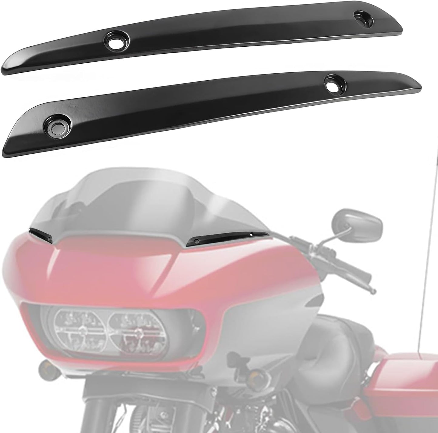 Moldura lateral parabrisas Harley Road Glide 2015