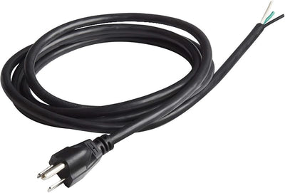 Cable alimentación universal 20 ft 12 y 3 clavijas negro