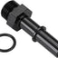 Adaptador EFI macho 3/8 SAE aluminio negro
