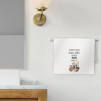 Toalla cocina decorativa 16x24pulg regalo de nietos