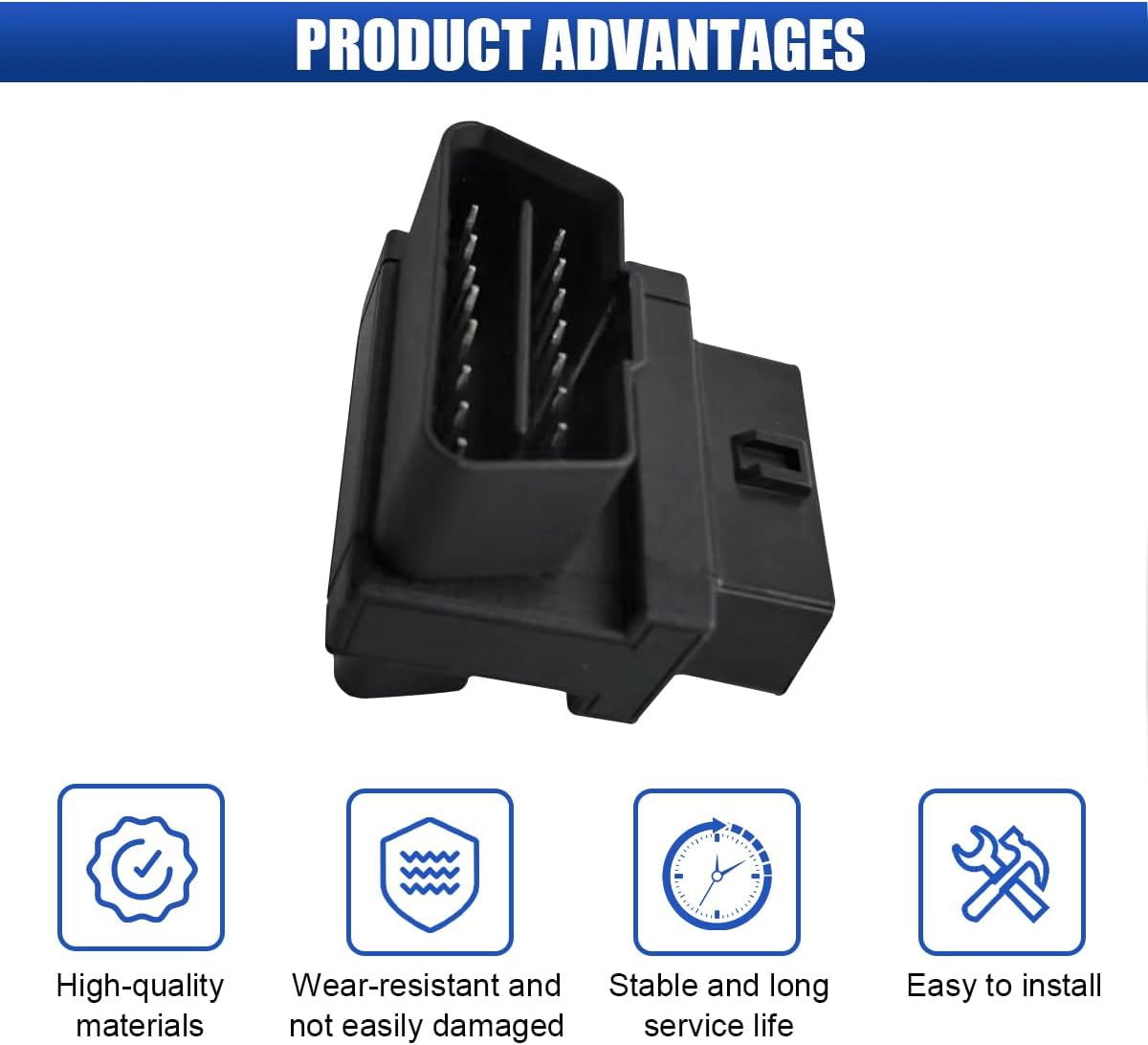 Convertidor OBD2 16 pines macho a 2 hembras