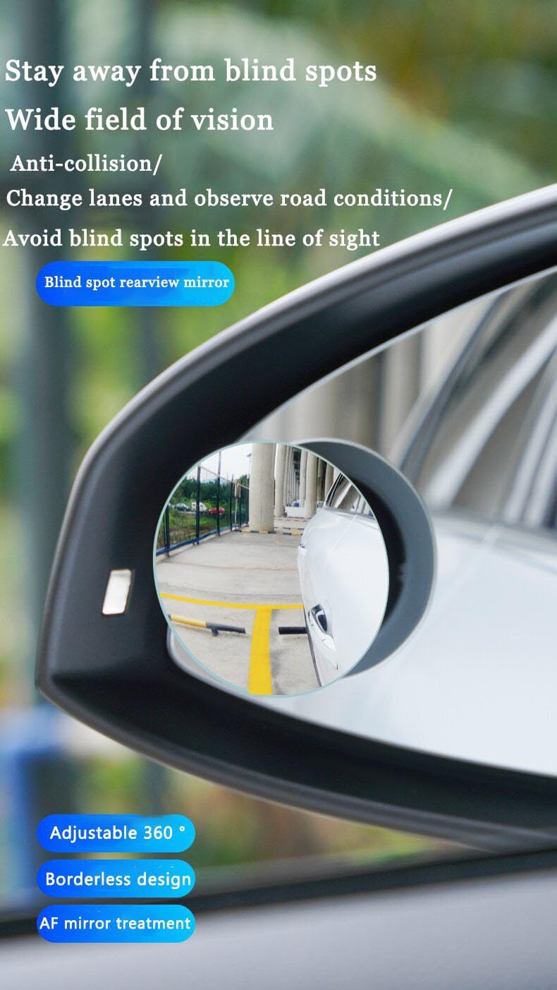 Espejo punto ciego KARKOR redondo 360° para coche set 2