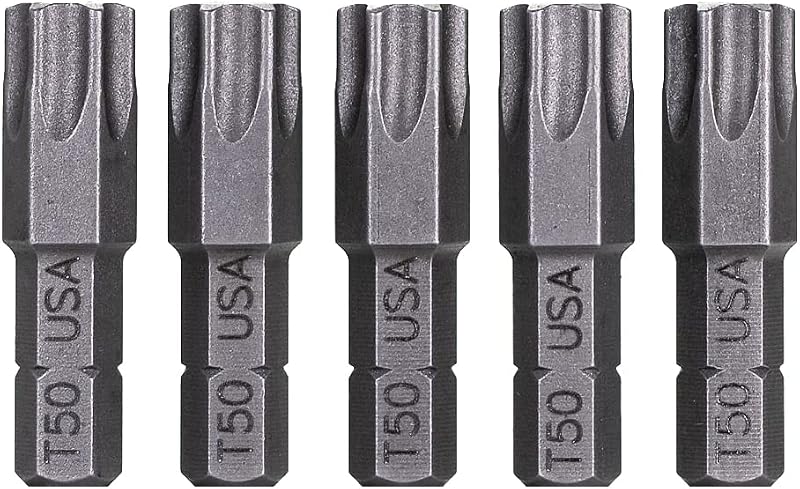 Broca Torx T50 x 1pulg paquete 5