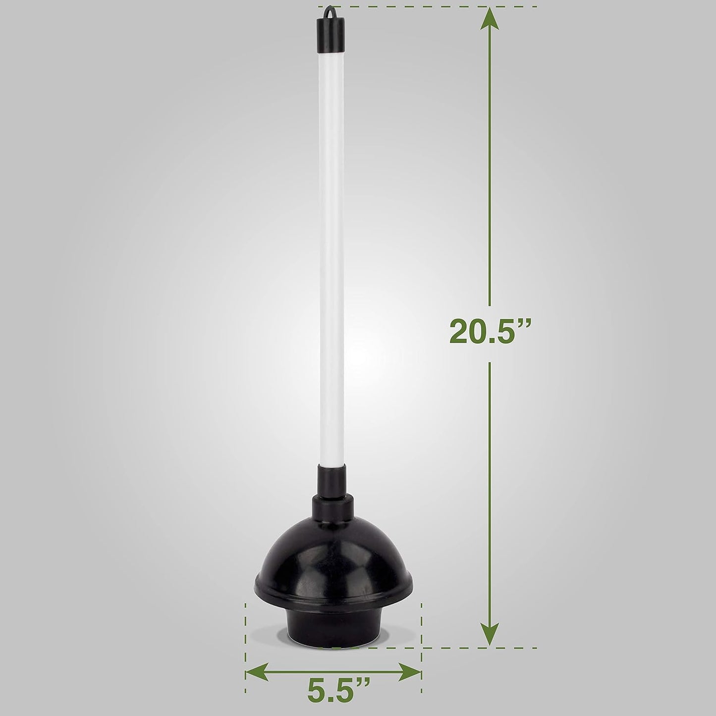 Desatascador doble empuje goma taza fuerza baño cocina