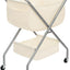 Carrito lavandería plegable ruedas 31.5H cesta ropa sucia