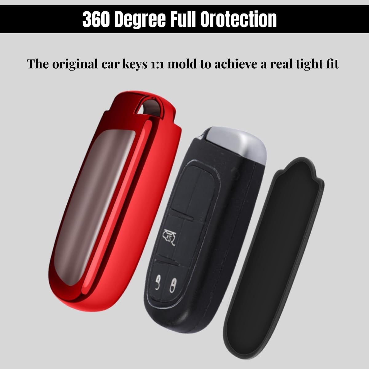 Estuche llaves TPU suave para Dodge RAM Durango
