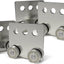Carro 4 ruedas para canales 1-5/8" set 4