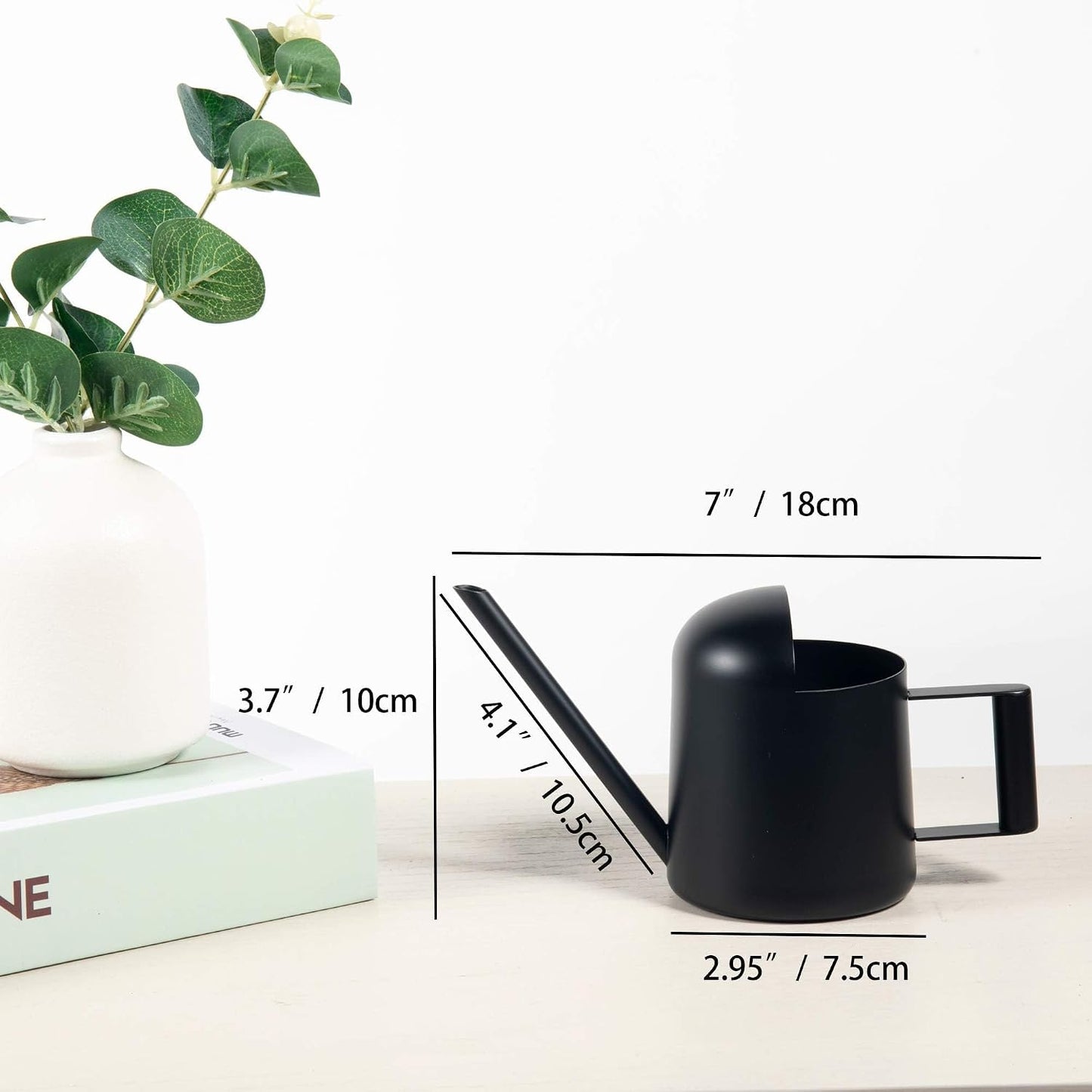 Regadera acero inox 11oz para plantas interiores