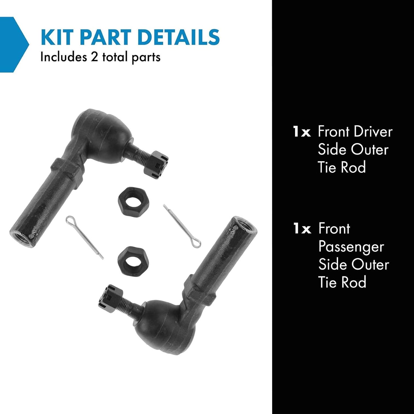 Set barras acoplamiento comp 96-00 Chrysler Town & Country