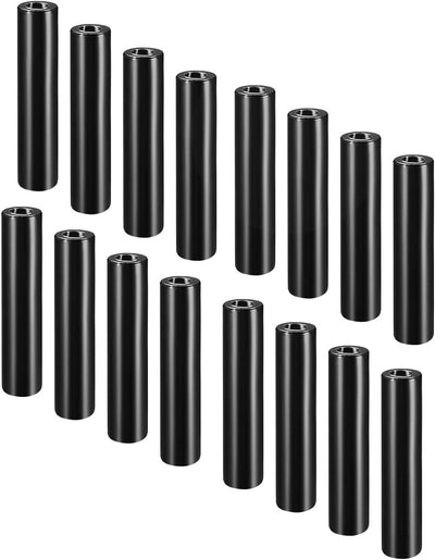 100 Pzas Separadores Redondos M3X35 1.378pulg Negro