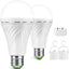 Bombillas LED recargables 1500mah con luz 28h respaldo energía