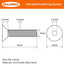 Tornillos hex M3-0.020 x 0.315pulg acero grado 10.9 negro