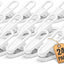 Clips multiusos para colgar 24uds color blanco