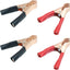 4 Pzas Clips Cocodrilo Aislados 50a Negro Rojo