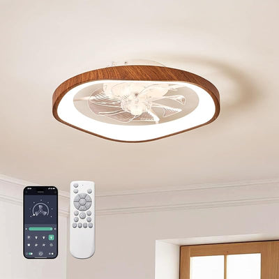 Ventilador techo moderno con luz y control remoto