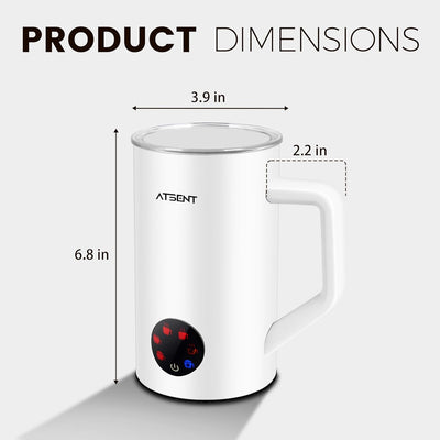 Espumador de leche 6 en 1 con vaporizador eléctrico para café, capuchino y chocolate