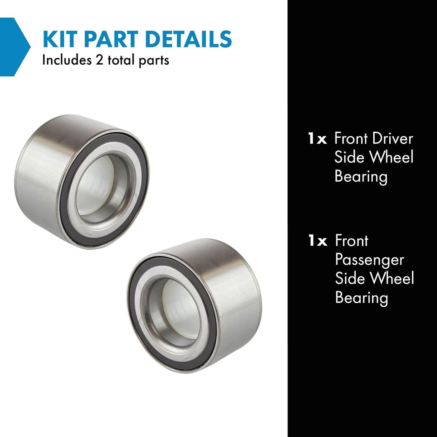 Set rodamientos rueda delantera comp Toyota Tacoma 05-19