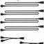 4 Cables RGB 60" divisores impermeables para LED motocicleta