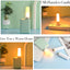 Luz LED USB efecto llama velas parpadeantes pack 6