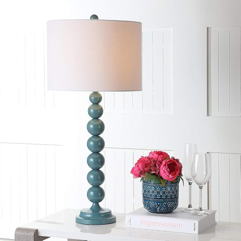Lámpara mesa Safavieh Jenna 31pulg color blanco